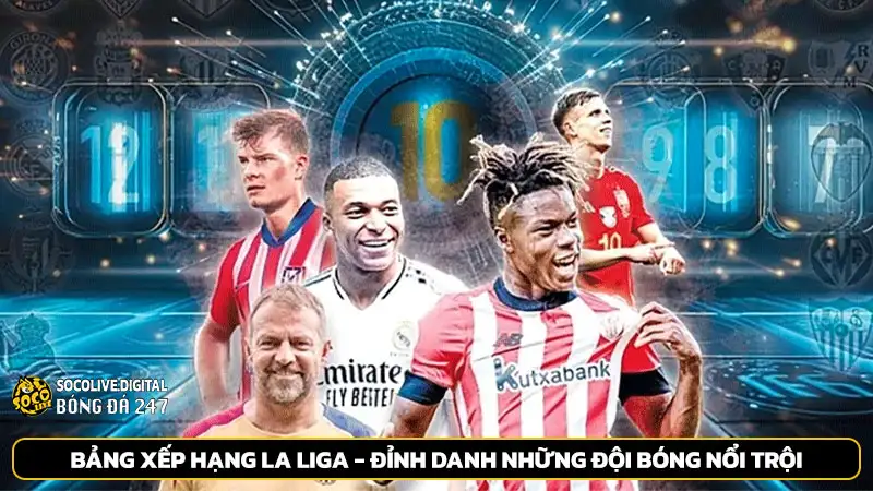 Bảng xếp hạng La Liga - Đỉnh danh những đội bóng nổi trội